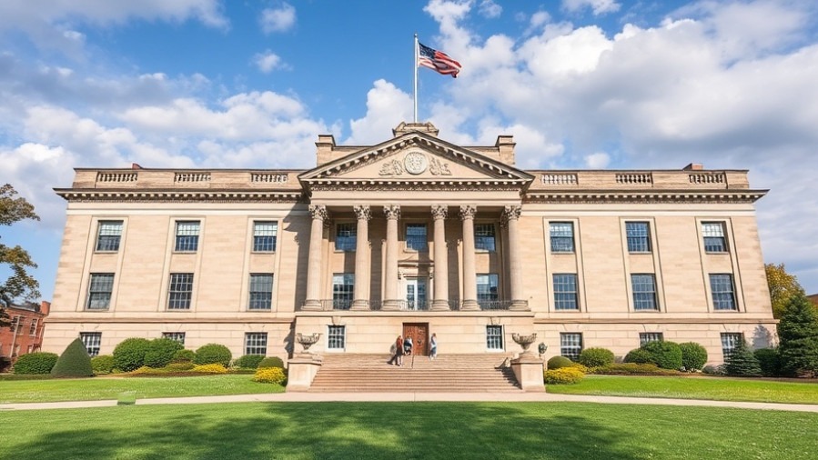 National War College building, highlighting key national political news in the U.S.