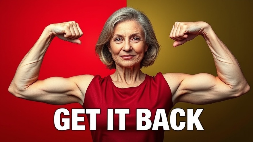 Confident woman showcasing the benefits of strength training for seniors' muscle health.