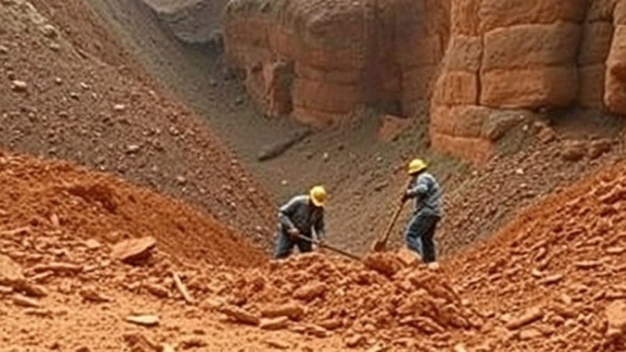 Workers digging in a copper mine in Brazil related to U.S. economy news and domestic supply chain.
