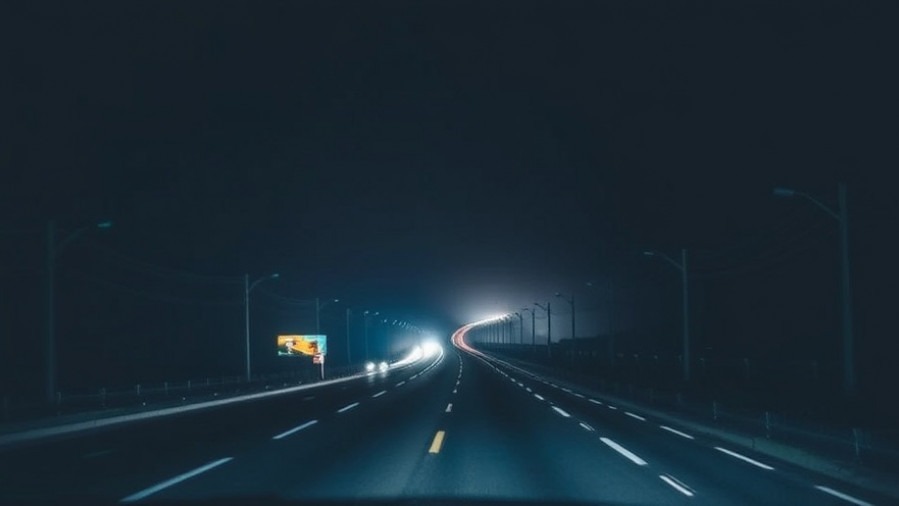 Dark highway highlighting road maintenance issues and public safety concerns.