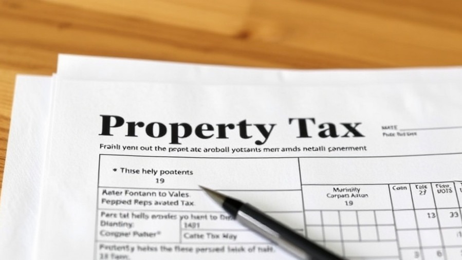 Williamson County tax office property tax statements for local government elections.