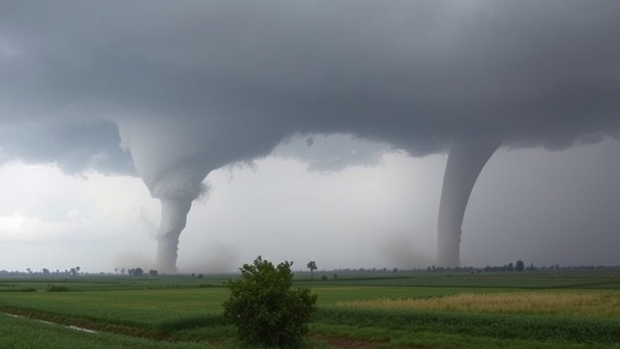 Two mild tornadoes illustrating severe weather Houston and community storm preparedness.