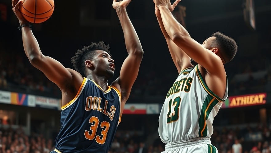 Intense basketball highlights of playoff game analysis with Timberwolves players leaping for the ball.
