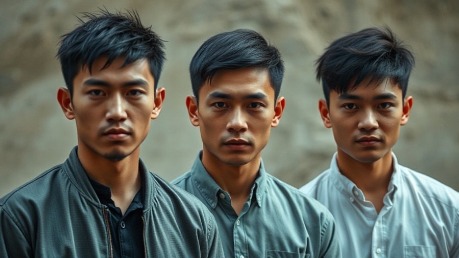 Serious young Chinese men discussing immigration policy reforms and border security debate.