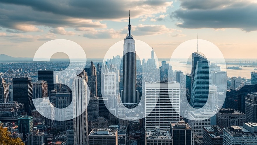 Texas city skyline with '300' showcasing business growth and economic incentives