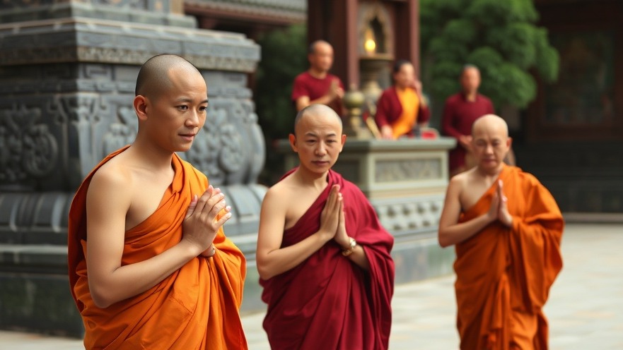 Buddhist monks involved in Thailand news amid scandal of sexual extortion.