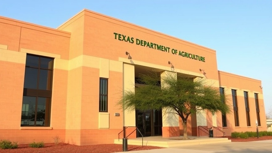 Texas Department of Agriculture building representing transparency in agriculture governance Texas.