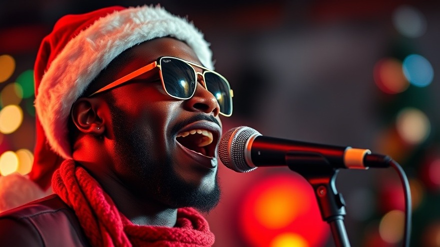 Victor Willis tribute performance highlighting disco music impact in vibrant holiday setting.