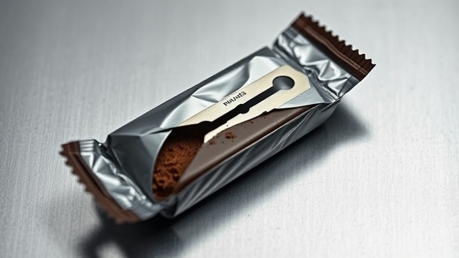 Chilling discovery of razor blade in Halloween candy, highlighting candy tampering safety tips.