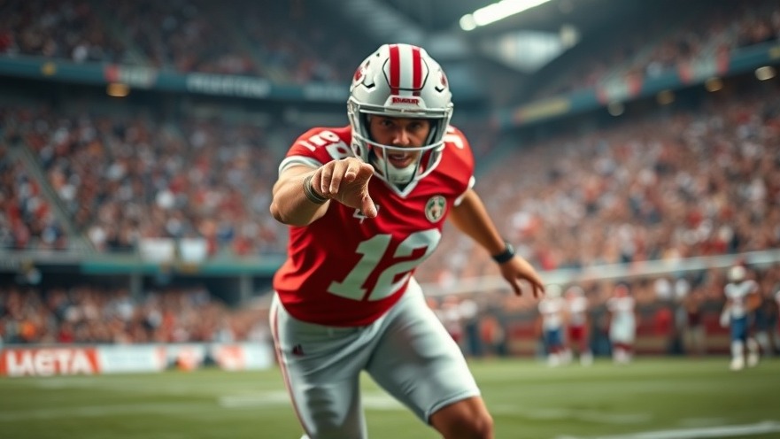 Dynamic New England Patriots player showcasing intense focus and unconventional athlete habits.