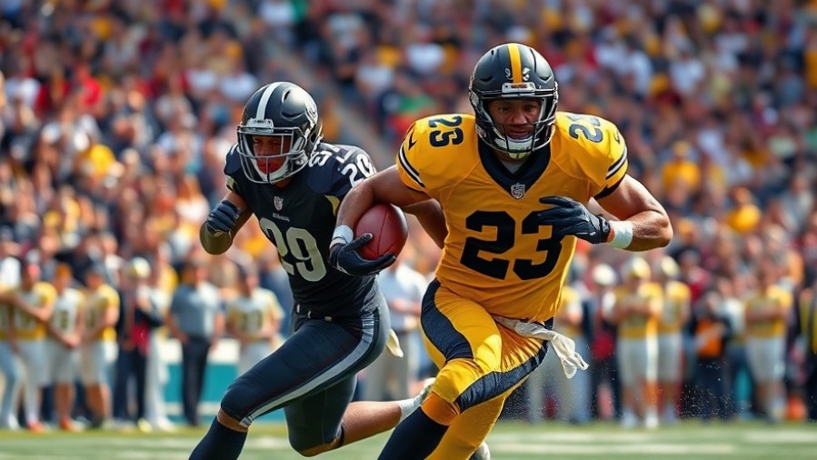 Intense moment showcasing local football teams in San Antonio's vibrant sports culture.