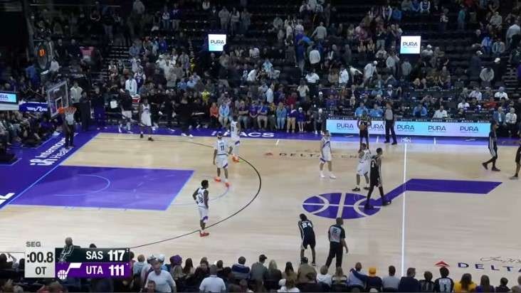 San Antonio Spurs highlights in basketball matchup poster, October 28, 2026.