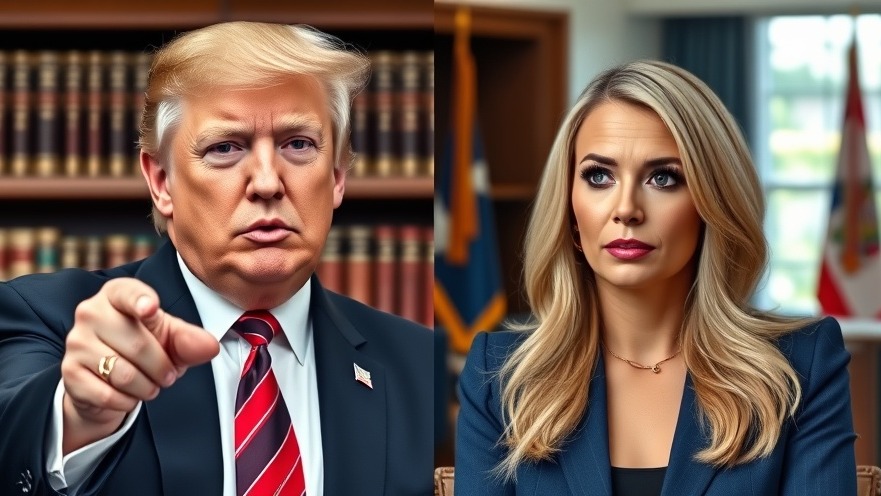 Photorealistic image of Trump and a thoughtful woman, symbolizing breaking news in US politics.