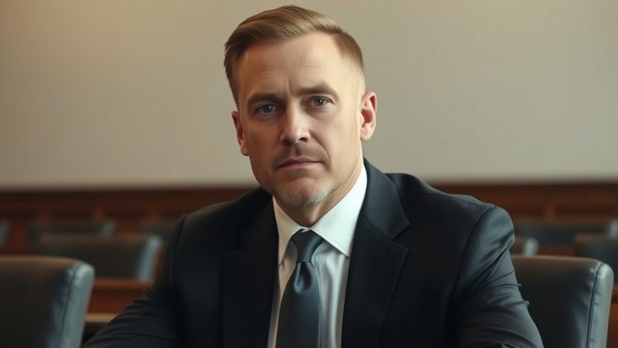 Somber man reflecting on faith and mortality in a formal setting.