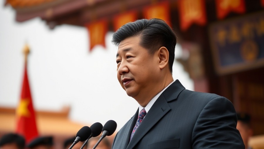 Chinese President Xi discussing cybersecurity news and national security updates