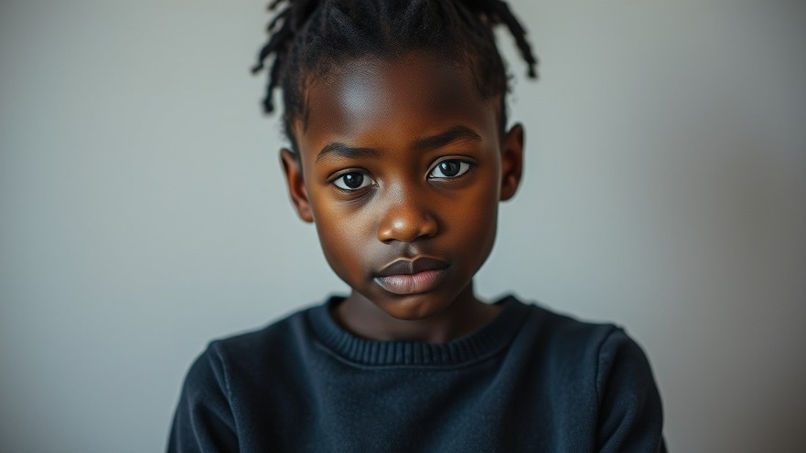 Sad 13-year-old black girl reflecting on domestic abuse statistics and community support.