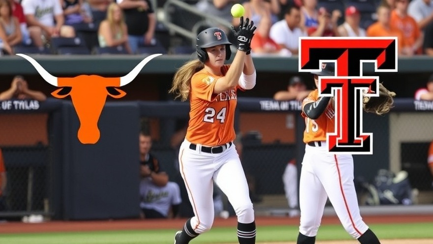Texas Longhorns vs Texas Tech Red Raiders in NCAA softball WCWS final schedule