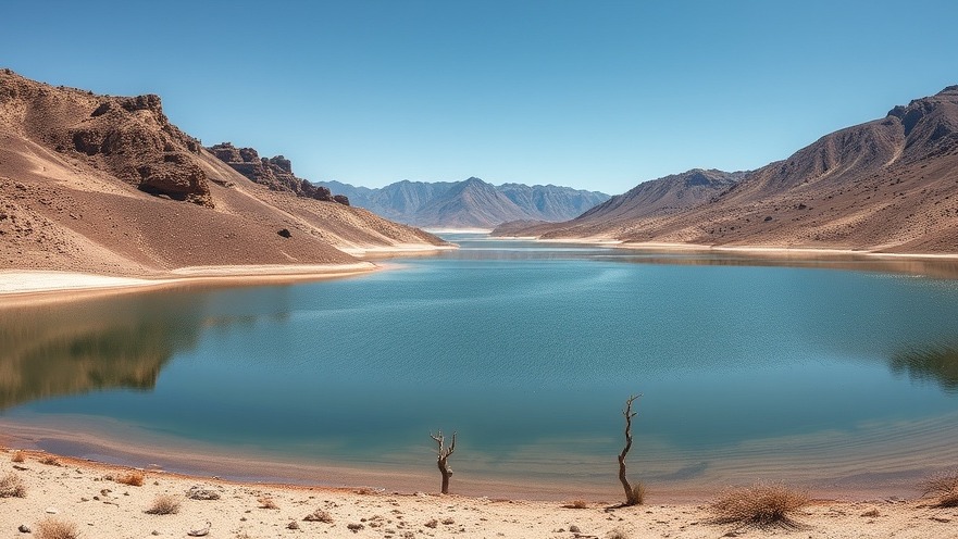 Dry lake showcasing the impact of the Texas drought and water shortage.