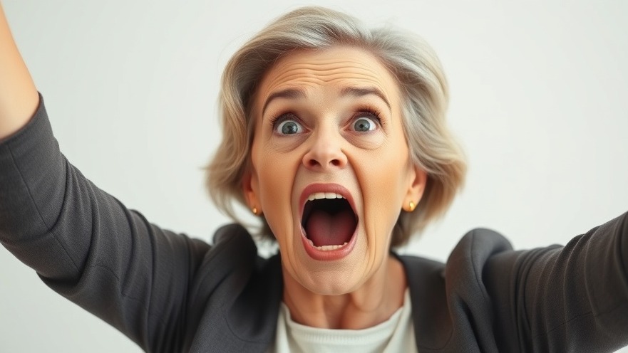 Middle-aged woman expressing stress relief through self-care practices.