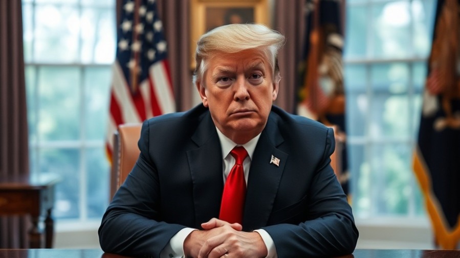 Latest Trump news: Trump seated in the Oval Office, focused and engaged.