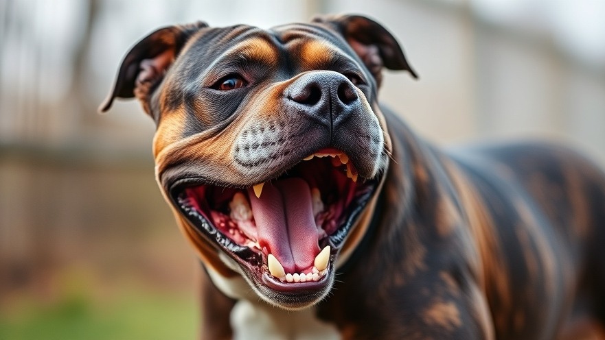 Aggressive pit bull barking highlights public safety in Dallas community news.