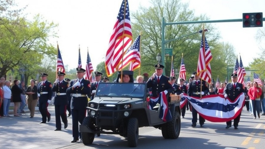 69th Annual Veterans Day Parade in Austin honoring military service and community engagement.