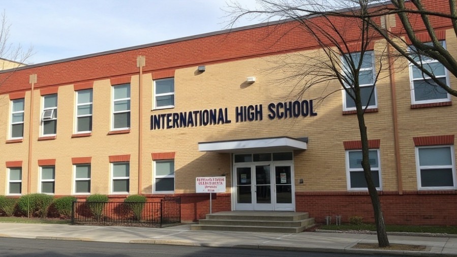 Closed INTERNATIONAL HIGH SCHOOL building in Austin, highlighting local news in Austin.
