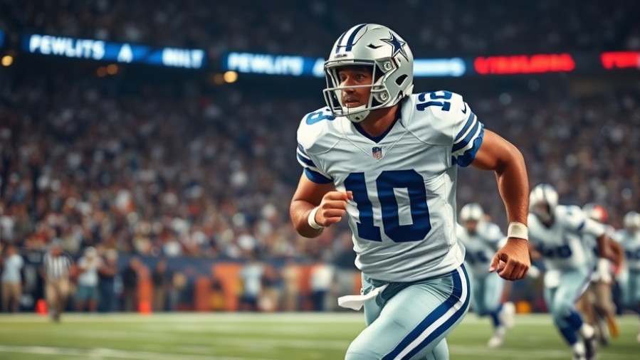 Dallas Cowboys player #10 in action, pivotal for playoff hopes, NFL Week 16.