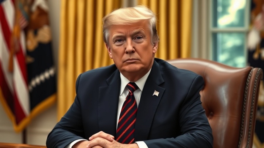 Trump in Oval Office discussing the latest breaking news today.