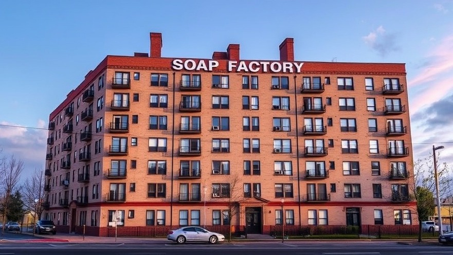 Affordable housing in San Antonio: SOAP FACTORY apartment complex.
