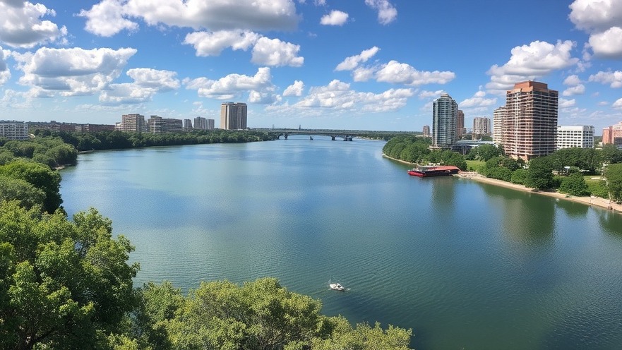 Lady Bird Lake in Austin showcases popular outdoor activities and stunning views.