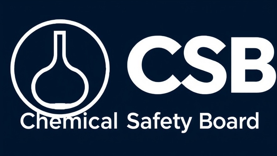 Chemical Safety Board logo promoting petrochemical safety in Texas