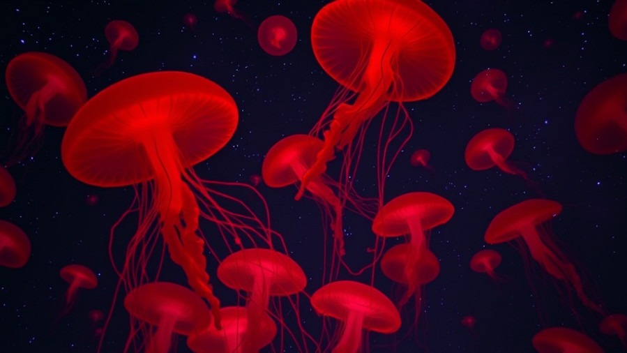 Stunning red lightning transforms the night sky into a surreal world of Sprites and TLEs.