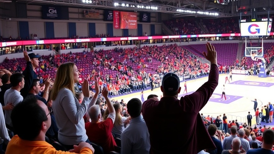 Cheering fans at Dallas Mavericks game, capturing the excitement of NBA action.