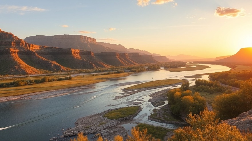 Rio Grande river illustrating water rights and sustainable agriculture in Texas.