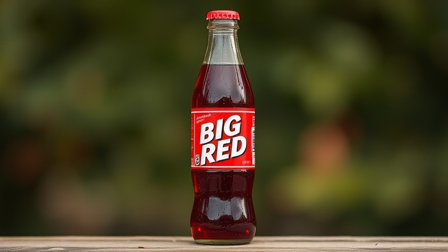 Big Red soda bottle representing Texas soft drink history and culinary culture.