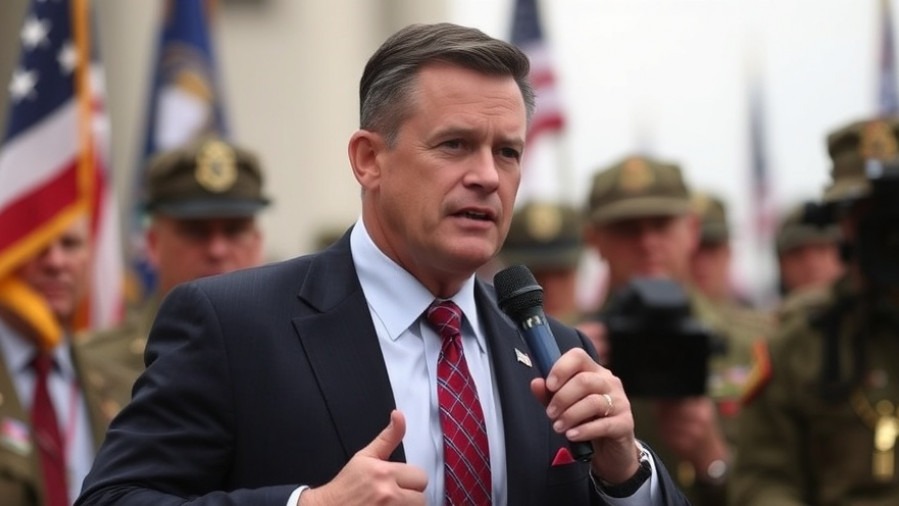 Pete Hegseth discussing military exercise safety concerns at JD Vance event.