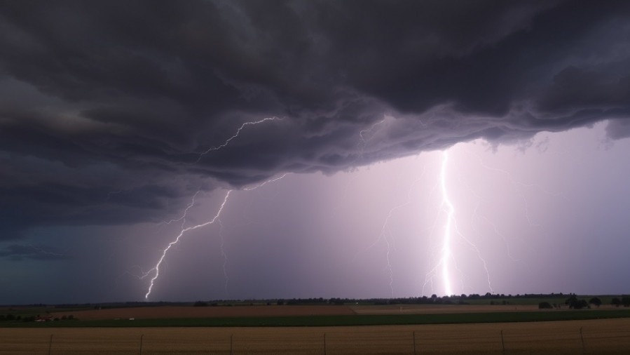 Approaching thunderstorm in San Antonio: severe weather forecast update.