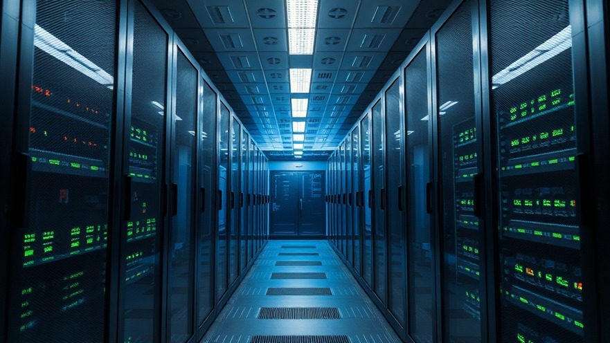 Data center showcasing AI technology news and artificial intelligence costs.