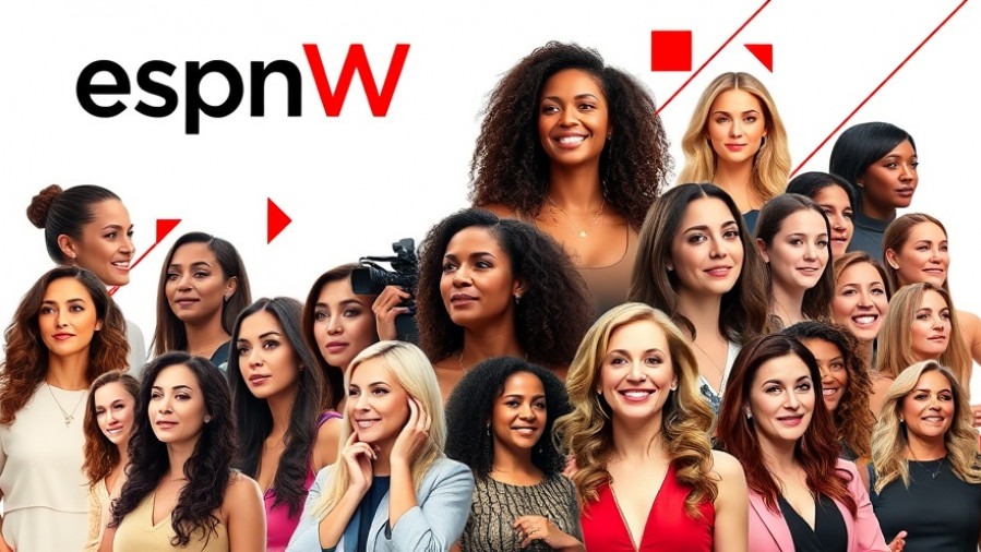 Collage of women at espnW Women summit, showcasing diversity and empowerment in sports.