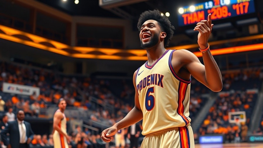 Enthusiastic NBA player discussing team dynamics during season preparation.