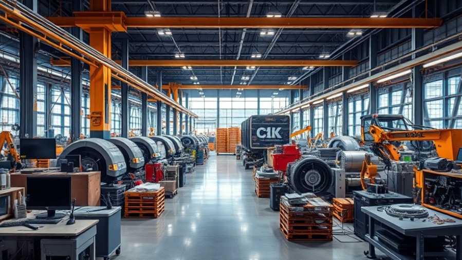 High-tech factory showcasing Dallas small business resources and innovation.