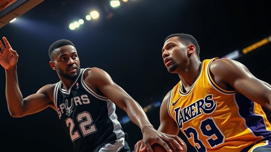 Dramatic basketball game analysis featuring LeBron James in mid-air action.