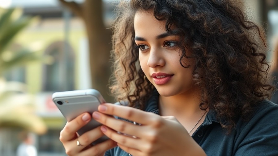 Young woman browsing online for mindful spending, vibrant colors, soft lighting.