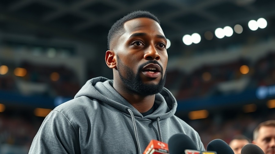 Press conference with a speaker discussing NFL defensive strategies and team chemistry.