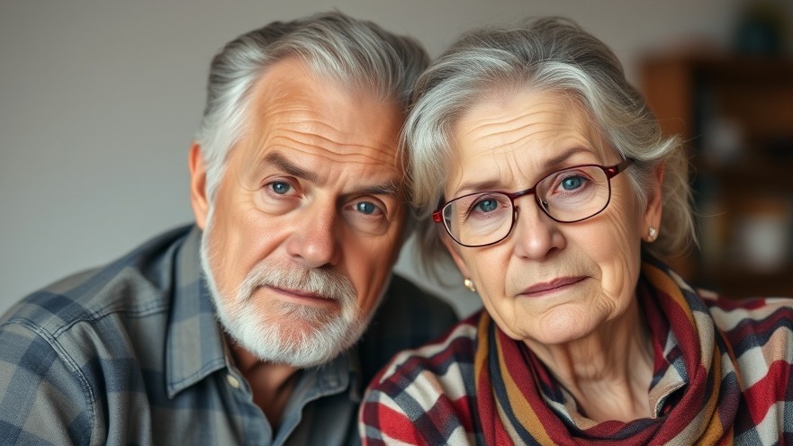 Senior couple frowning, highlighting gray divorce causes and intimacy issues.