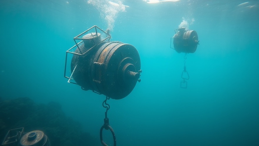 Underwater mines floating, illustrating current events in the US and breaking US news.