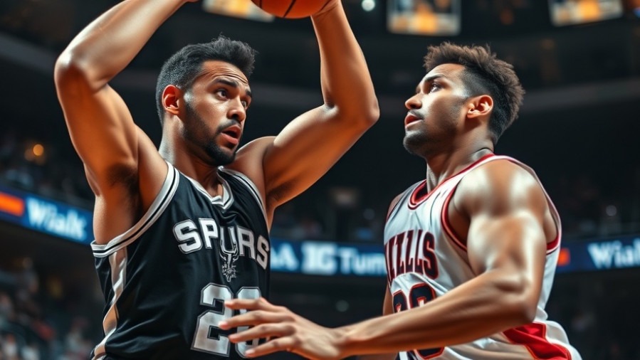 Dynamic NBA highlights showcasing basketball excitement as players clash in action.