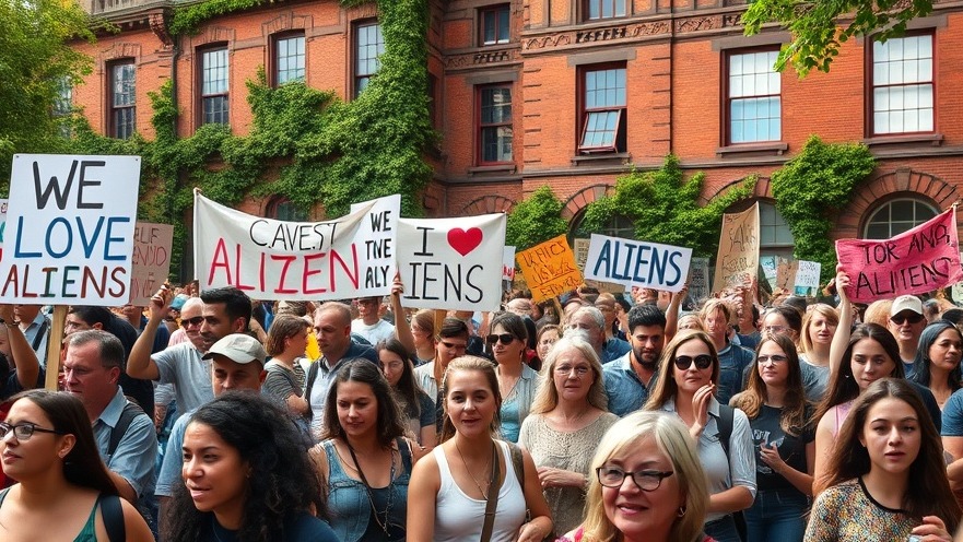 Dynamic protest in San Antonio against Governor Abbott's immigration policies.