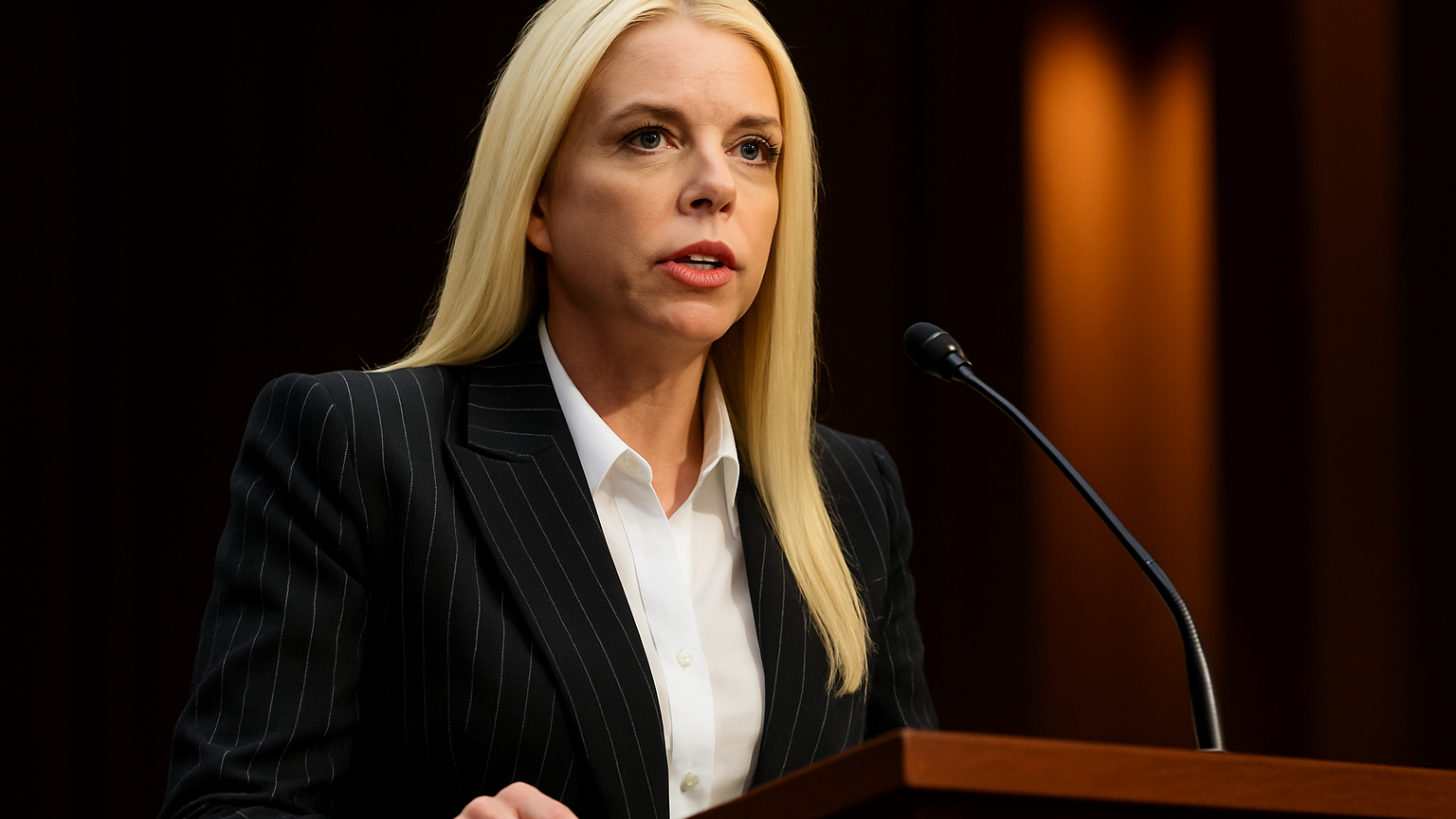 Breaking news trump - Speaker at a press conference with Fox News logo.